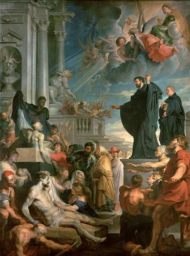 Peter Paul Rubens Saint Ambrose forbids emperor Theodosius Germany oil painting art